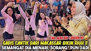 Gisel gadis dari Makassar,Indo bikin RIUH ! Sporting habis weh, lincah dia menari sorang²