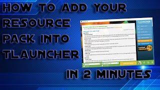 Minecraft How to Add Resource pack into Tlauncher Tutorial | Azuack