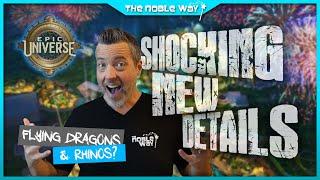 Epic Universe Shocking New Details Revealed! Dragons, Rhinos, & Chickens, Oh My! Universal Orlando