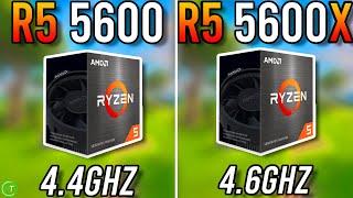 Ryzen 5 5600 vs Ryzen 5 5600X - Tested in 2024