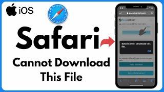 Safari: How to fix safari cannot download this file / Safari cannot download this file ipad (2024)