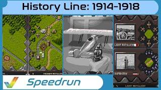 History Line: 1914-1918 "Batle France" in 15m 30s | Speedrun [Amiga]