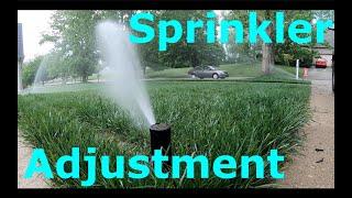How to adjust your sprinkler heads / Hunter PGP Ultra