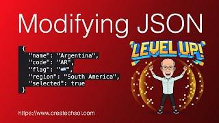 Modifying JSON