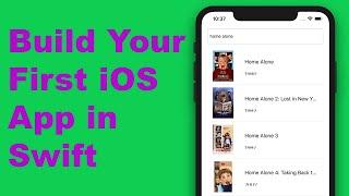 Swift Tutorial: Create Your First iOS App in Swift, Xcode 11 (Movie Search App) | Under 30 Minutes