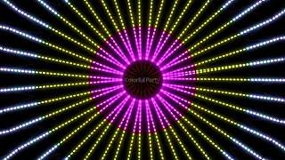 Disco LED Lights Background Flashing Night Colorful Party Bedroom 