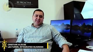 Cristian Alecse - Lecturer, Integrated Business