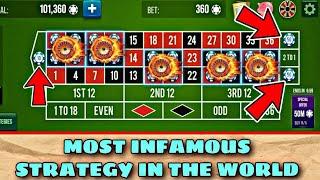 Most Infamous Strategy In The World | Roulette Strategy Win