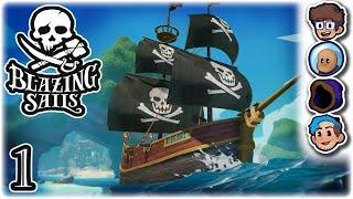 FUNNY PIRATE BATTLE ROYALE!! | Let's Play Blazing Sails | Part 1 | ft. The Wholesomeverse