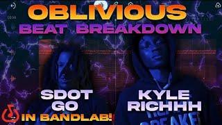 HOW I PRODUCED FOR KYLE RICHH & SDOT GO ON BANDLAB | Beat Breakdown