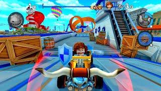 Shielded All Vs Only Angry Bull Power up (Fan Request) | Beach Buggy Racing 2 IA