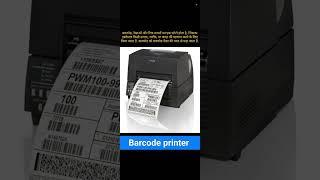 Barcode printer ️/ barcode scanner device #shorts