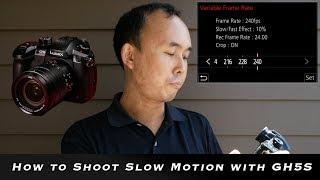 Panasonic Lumix GH5S - slow motion / variable frame rate video 240fps!