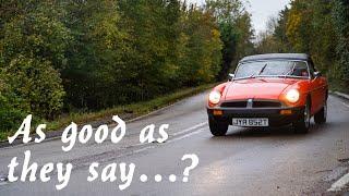 My First Drive In An MGB - Why You Should Buy One (1978 Rubber Bumper Roadster Road Test)