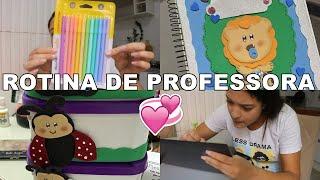 ROTINA DE PROFESSORA:DECORAÇÃO,MATERIAL ESCOLAR,PLANO DE AULA #voltaasaulas #professora