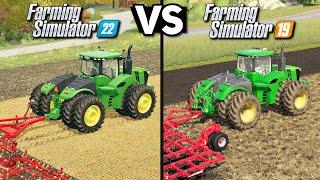 Farming Simulator 22 vs Farming Simulator 19