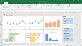 Học Excel Cơ Bản | 99 Hướng dẫn tạo báo cáo động với Pivot và Slicer