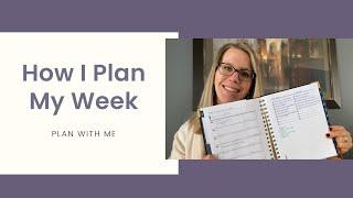 Weekly PLANNING Planner Routine | Functional & Simple
