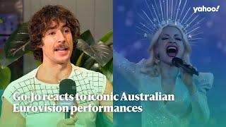 Go-Jo reacts to iconic Australian Eurovision performances | Yahoo Australia