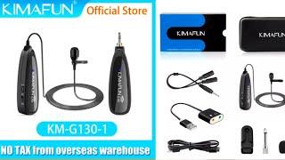 KIMAFUN KM-G130 Wireless lavalier microphone