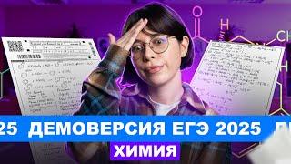 Самый подробный разбор ДЕМОВЕРСИИ ЕГЭ по химии 2025 | Катя Строганова