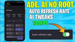 NEW! FDE AI NO ROOT || STABLE 90-120 FPS IN LOW END DEVICES || NO ROOT REQUIRED!