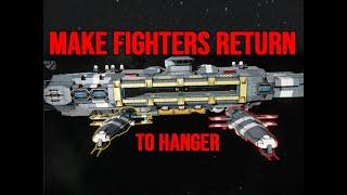 Launch & Return To Hanger AI Fighters  - How To - Space Engineers
