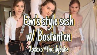 Em’s SPRING STYLE SESSION | floral and lace | ft BOSTANTEN crossbody bags XOXoxo