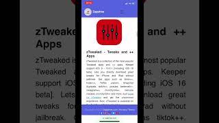 Zappfree - iOS third-party App Store. #ios #iphone #onlineapps #ios15 #ios16 #iphonetheme