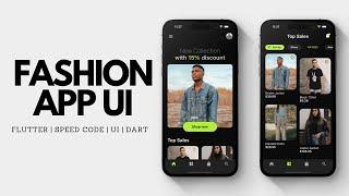 Fashion App - Flutter UI - Speed Code