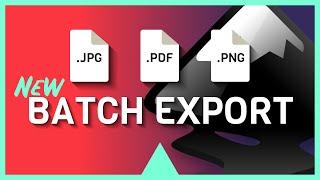 New Batch Export Feature in Inkscape 1.2 + Export Dialogue Upgrades