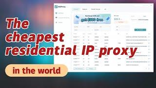 The cheapest residential IP proxy in the world#proxy #360proxy#ip#proxy#s5#http#lowprice