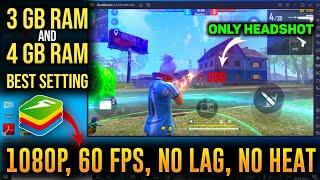 Bluestacks 5 Free Fire Max Setting For 4 GB Ram PC || Bluestacks 5 Lag Fix || #FreeFireMax