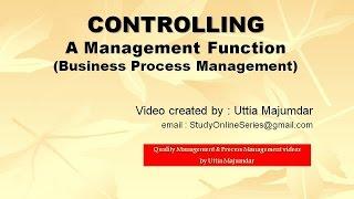 CONTROLLING - A Management Function (Business Process Management)