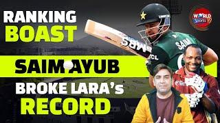 Saim Ayub breaks Brian Lara’s World record | Big Boost in Ranking | PAK RANKING decline