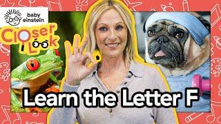 NEW! Closer Look: The Letter F  | Learning Letters With Marlee Matlin ⭐️ | Baby Einstein | Alphabet