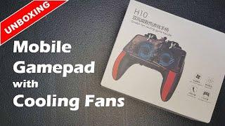 H10 Mobile Gamepad with Double Cooling Fans | Unboxing