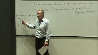 Linear Algebra 1: Systems of linear equations - Oxford Mathematics 1st Year Student Lecture