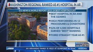 Report names Washington Regional No. 1 hospital in Arkansas