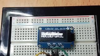 Display OLED SSD1306 128x32 - I2C Adafruit-