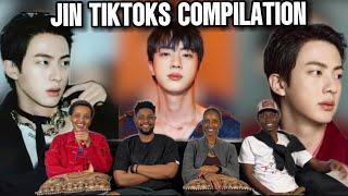 Our Reaction To JIN TIKTOKS COMPILATION @k-popR3actions.