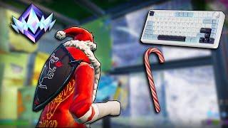 Unreal Ranked Fortnite ASMR - Candy Cane Mukbang (Whispering & Keyboard Sounds)