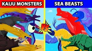 Kaiju Monsters vs Sea Beast | Kaiju Animation