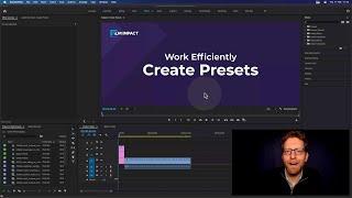 Create Presets from Effects and Transitions in Premiere Pro