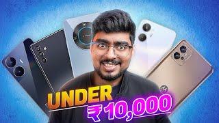 Top 5 Best Smartphones Under ₹10,000 Budget ️