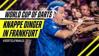 Die Geschichte von Favoriten und Underdogs! Viertelfinals | World Cup of Darts | DAZN Highlights