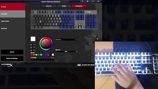 HyperX Alloy FPS RGB Gaming Keyboard - Ngenuity software Demo