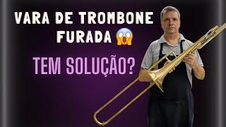 Solda prata em vara de trombone | Solucionando Furo na Vara do Trombone | Padovani Music School