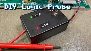 Making a simple 555 Based Logic Probe