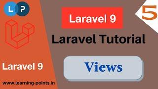 Laravel Views | Pass parameter to laravel view file | Laravel 9 tutorial | Learning Points